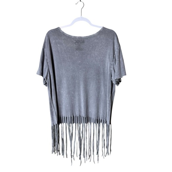 AC DC Graphic Burnout Band Tee Top Size XXL Hard Rock Fringe Grunge Festival - Picture 3 of 6